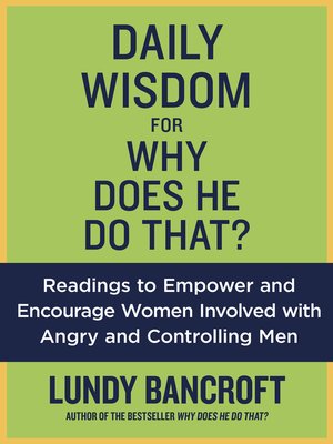 Daily Wisdom for Why Does He Do That? - ebook